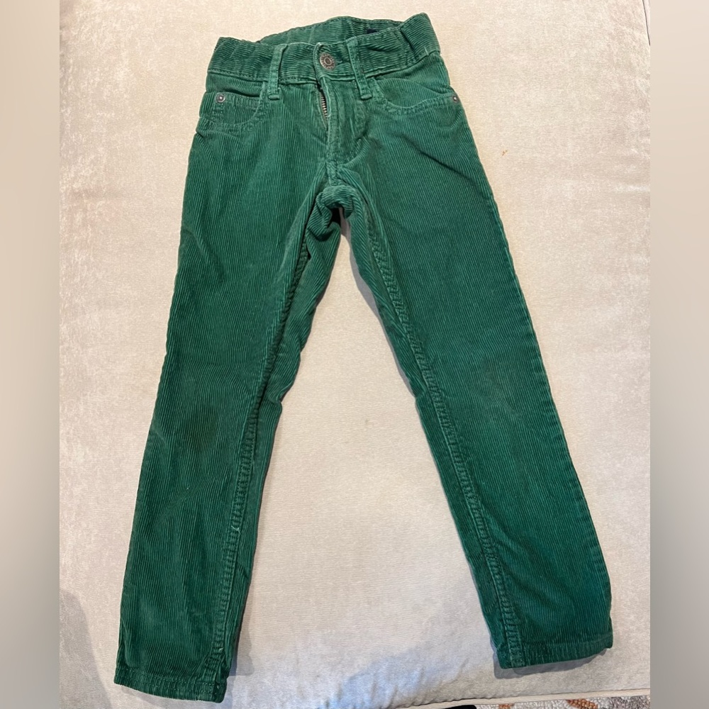 Gapkids green corduroys.